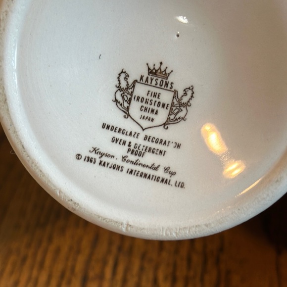 Kayson White Architectural Design Pedestal 5 Mugs Set vintage 1960’s - Picture 8 of 9